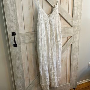 White flowy maxi